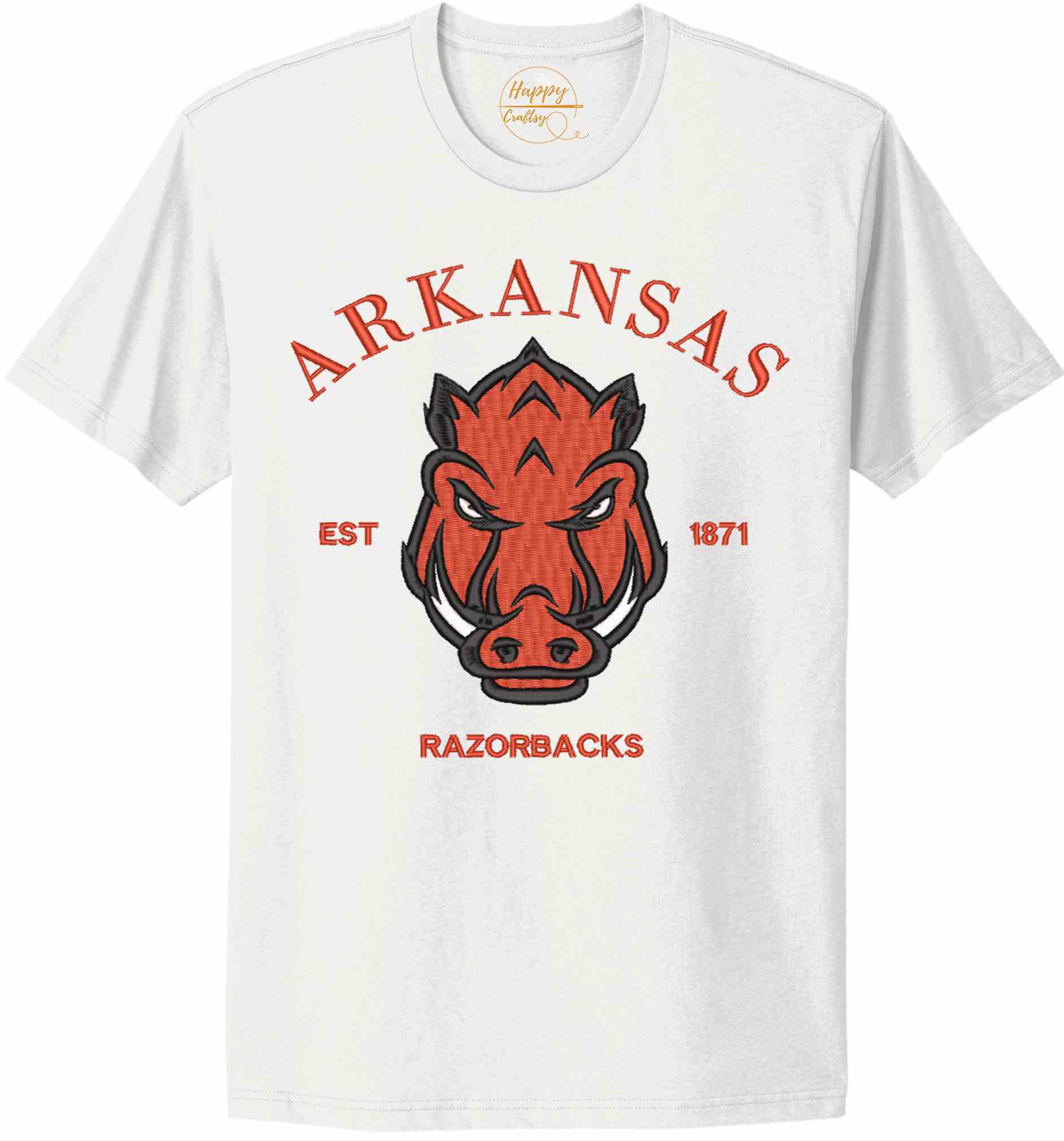 RAZORBACKS EMBROIDERED-10625
